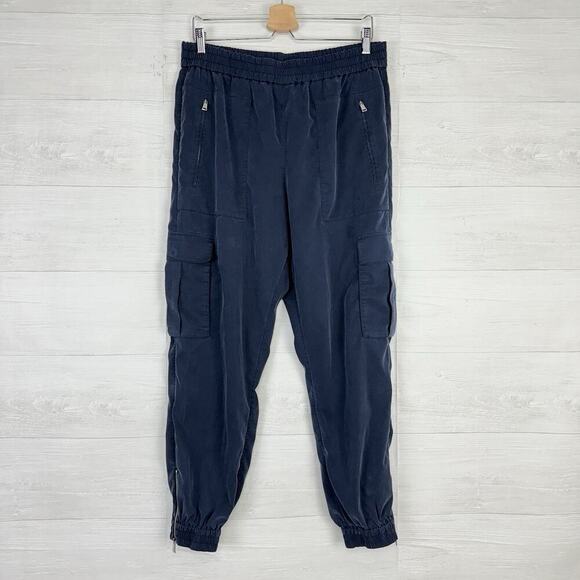 Polo Ralph Lauren Utility Cargo Jogger Pants Men Large Navy Lightweight Outdoor - Picture 1 of 14
